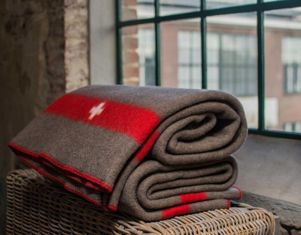 Swiss Army Blanket In Merino Wool Most Blankets