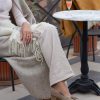 Herringbone Wool Throw Florence in taupe | MoST