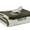 Merino Blanket Leaf in green | MoST
