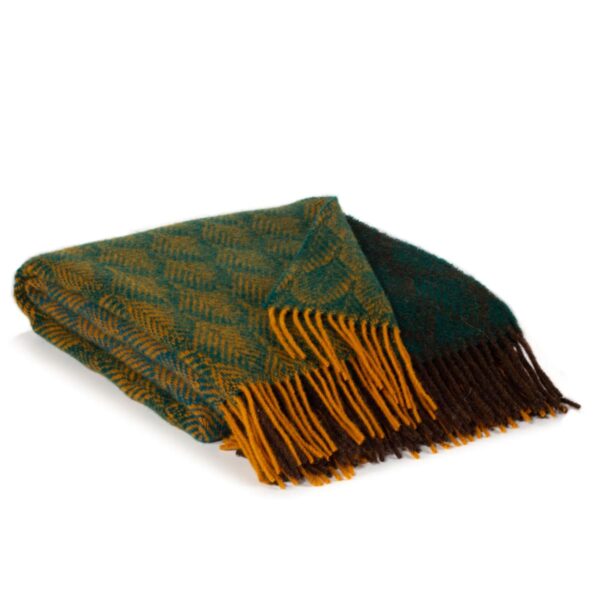 Wool Throw Green Forest | MoST