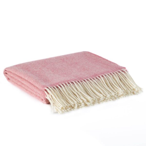 100 % Merino wool Children Throw in pink colour | MoST