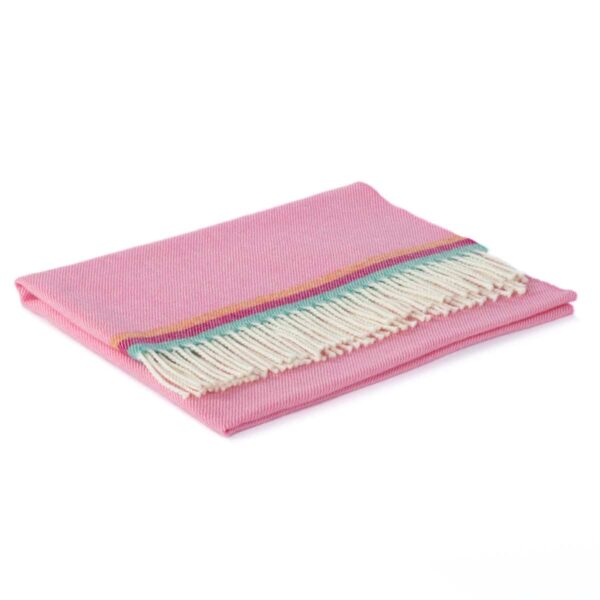 Pink wool throw for children | MoST