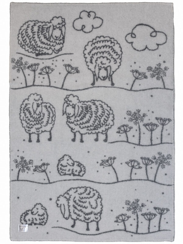 Wool blanket for children in grey | MoST