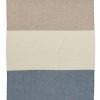 Throw blanket in beige and blue | MoST