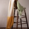 Throw blanket in yellow and green | MoST