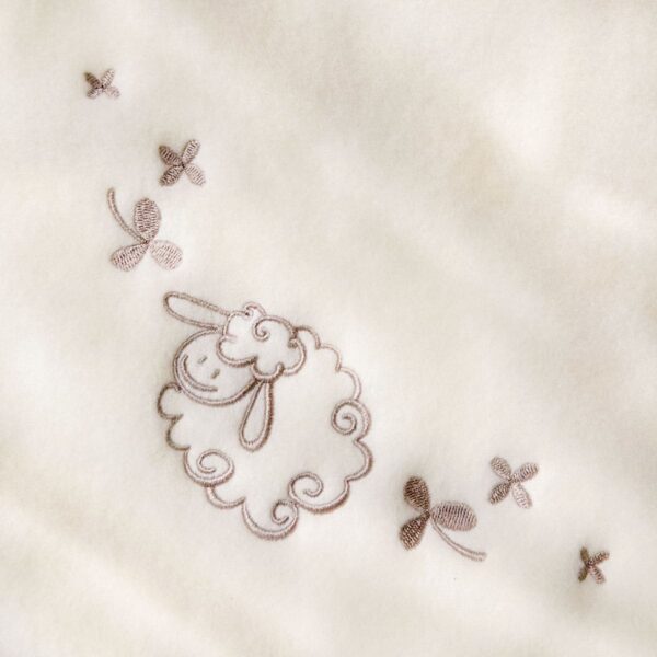Merino Baby Blanket in white | MoST