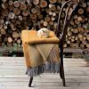 Yellow wool throw Oriental Day | MoST