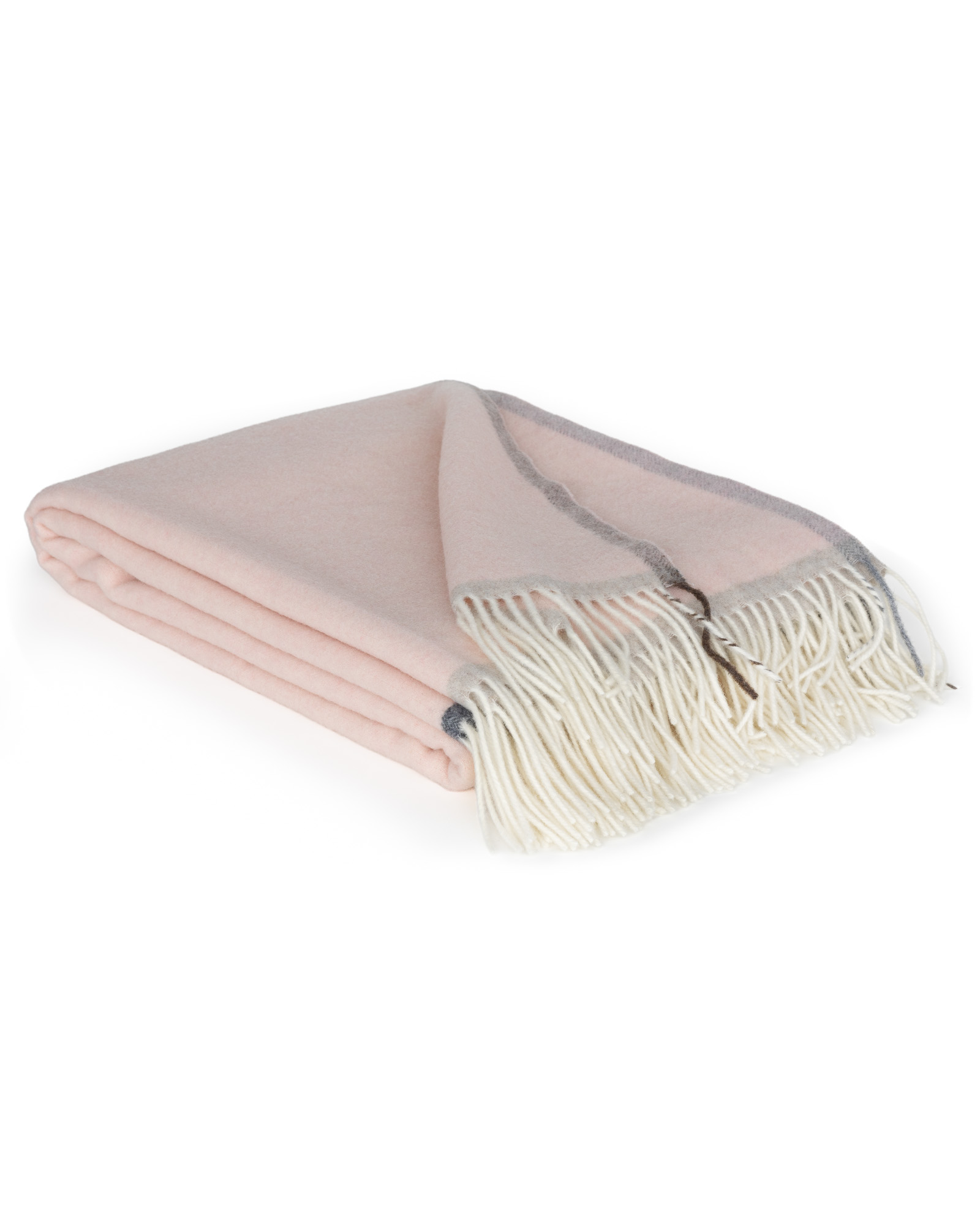Merino/cashmere Throw Blanket MILANO Rosa Orlo 