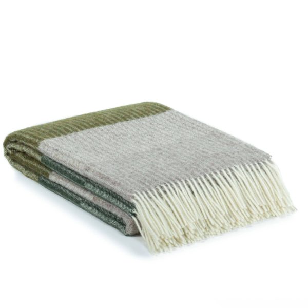 Wool Throw Blanket LINEA 4Leaf