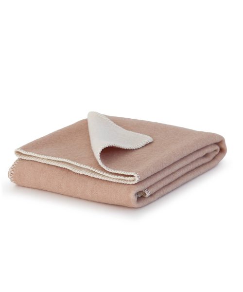 Wool crib Blanket CUBAN SAND – 100 x 140 cm