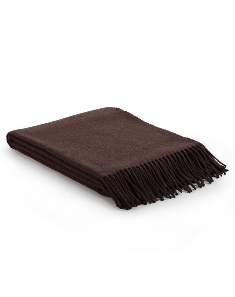 Throw Blanket WARM WHISPER – 100% Cashmere – brown