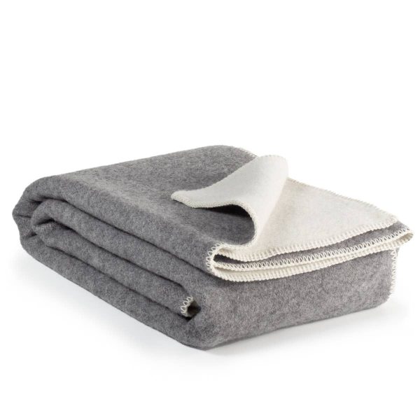Wool bed blanket WILD PIGEON – double