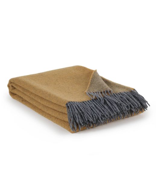 Wool throw blanket MOONLIGHT