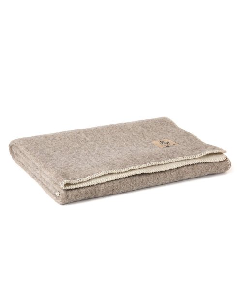 Wool crib blanket ECO FOSSIL – 100 x 140 cm