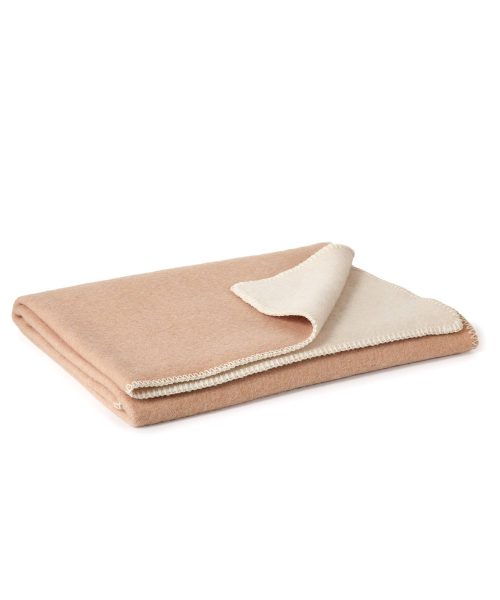 Wool crib Blanket CUBAN SAND – 100 x 140 cm
